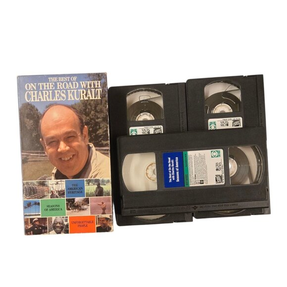 The Best Of On The Road With Charles Kuralt VHS 3 Tape Set Vintage Travel - Picture 16 of 16